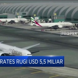 Emirates Catat Kerugian USD 5,5 Miliar