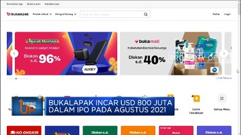 Bukalapak Incar USD 800 Juta Dalam IPO Pada Agustus 2021