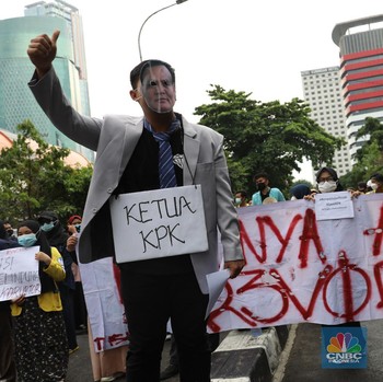 Potret Demonstrasi Menjaga KPK, Anak Kandung Reformasi