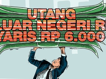 Panik Nggak! Utang Luar Negeri RI Nyaris Rp 6.000 Triliun