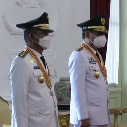 Sah! Jokowi Lantik Gubernur-Wagub Sulteng Periode 2021-2024