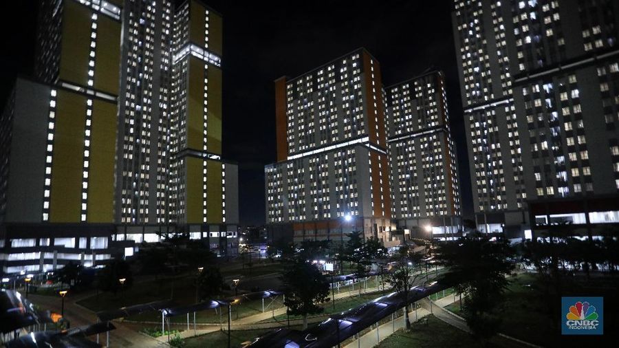 Rumah Sakit Darurat Covid-19 (RSDC) Wisma Atlet Kemayoran, Jakarta, Selasa (15/6/2021). (CNBC Indonesia/ Andrean Kristianto)
