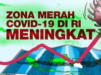 Covid-19 Meledak, Ini Daftar Terbaru Daerah Zona Merah