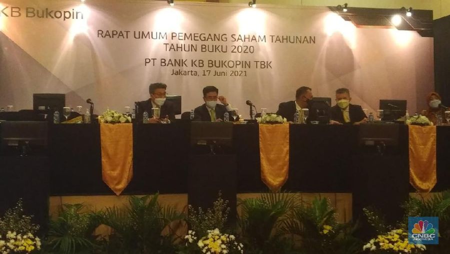 RUPS Tahunan Bukopin. (CNBC Indonesia/Yuni Astutik)