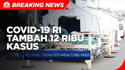 Waspada! Penambahan Covid-19 RI Tembus 12 Ribu Kasus