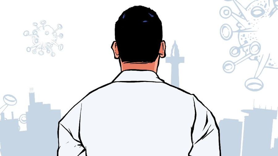 Infografis: Covid-19 RI 'Meledak', 5 Organisasi Dokter Desak PPKM Total!