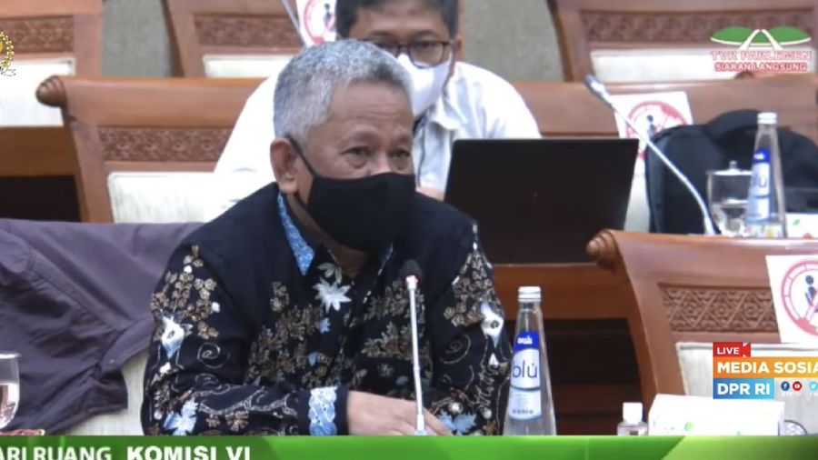 Dirut PTPN 3 Abdul Gani (Youtube DPR)