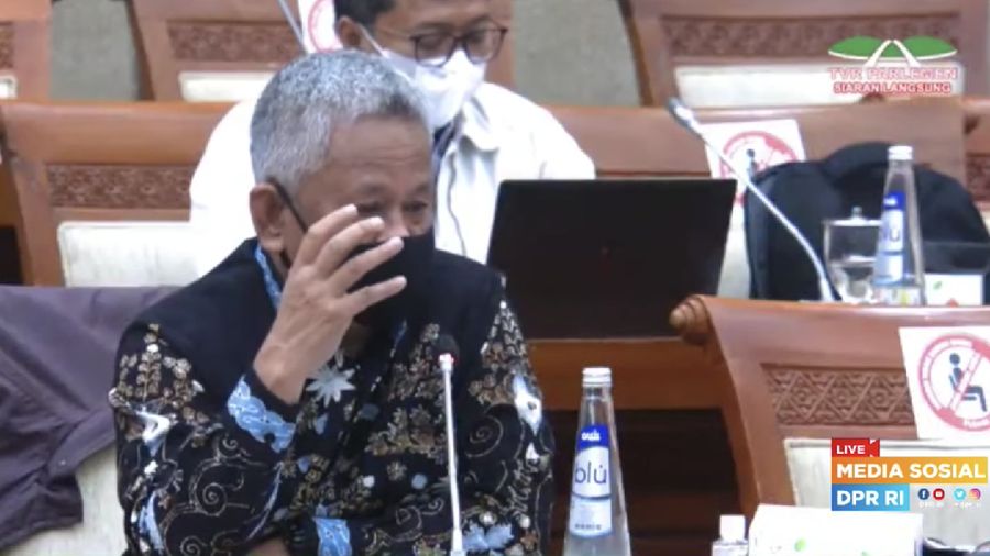 Dirut PTPN 3 Abdul Gani (Youtube DPR)