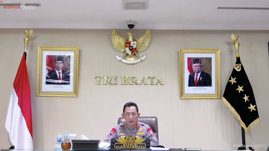Kapolri Listyo Sigit Prabowo (Tangkapan Layar Youtube)