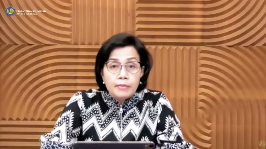 Menteri Keuangan Sri Mulyani memberikan keterangan pers mengenai APBN KiTa (Tangkapan Layar Youtube Kemenkeu RI)