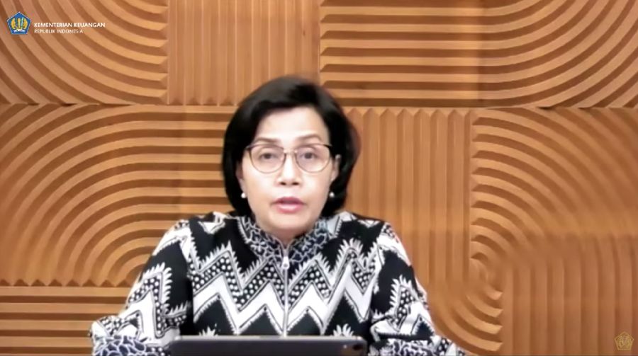 Menteri Keuangan Sri Mulyani memberikan keterangan pers mengenai APBN KiTa (Tangkapan Layar Youtube Kemenkeu RI)
