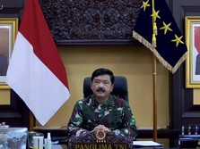 Eks Panglima TNI Hadi Tjahjanto Sambangi Istana Kepresidenan