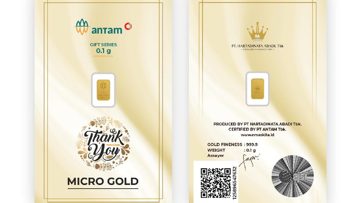 Emas Antam Terjun Bebas: Harga Anjlok Rp 14.000!
