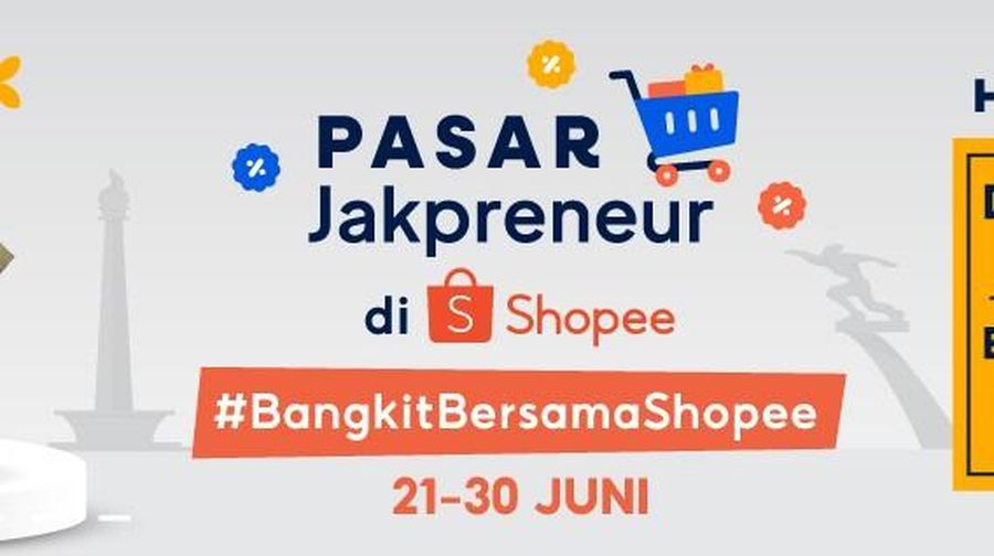 Rayakan HUT DKI ke-494, Shopee & Pemprov Hadirkan Jakpreneur