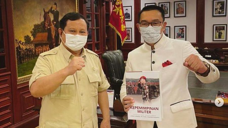 Ridwan Kamil menemui Prabowo Subianto