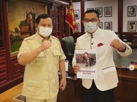 Terungkap, Ini Dia Hasil Pertemuan Kang Emil dengan Prabowo
