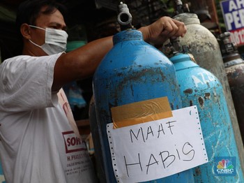 Seram Amat! Tabung Oksigen Makin Diburu, Stok Mulai Ludes