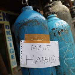 Covid Meledak, Amit-Amit RI Mirip India Krisis Tabung Oksigen