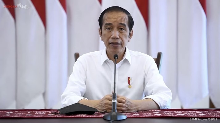 Pernyataan Kepala Negara Presiden RI Jokowi terkait Penanganan Covid-19 Terkini, Istana Bogor, 23 Juni 2021. (Tangkapan Layar Youtube Sekretariat Presiden RI)