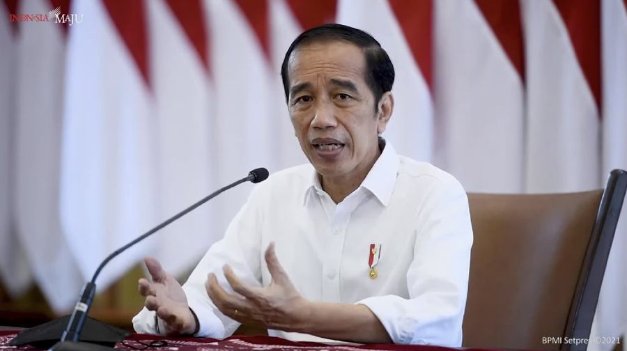 Pernyataan Kepala Negara Presiden RI Jokowi terkait Penanganan Covid-19 Terkini, Istana Bogor, 23 Juni 2021. (Tangkapan Layar Youtube Sekretariat Presiden RI)
