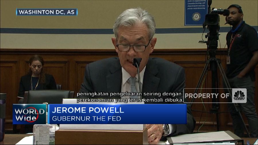 The Fed Tegaskan Lonjakan Inflasi AS Hanya Sementara