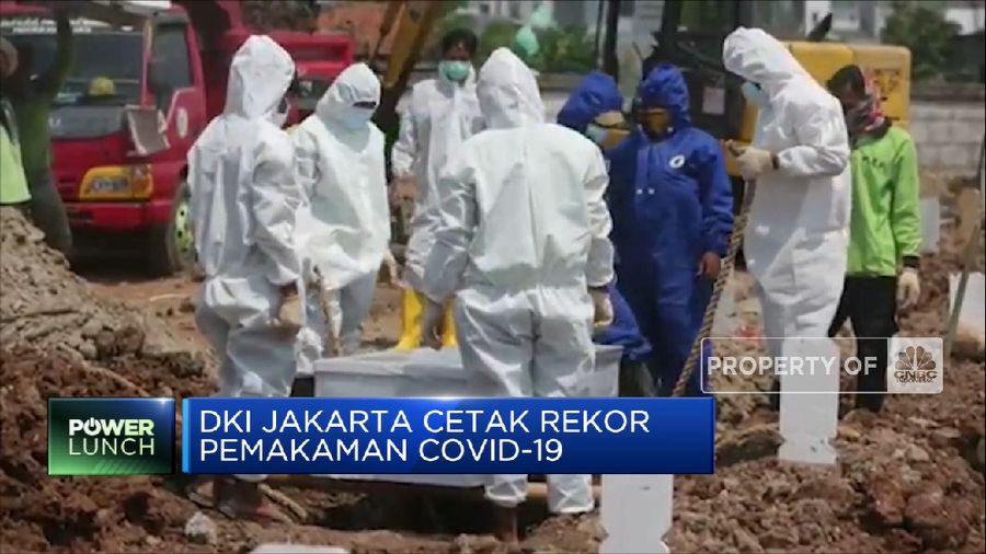 DKI Jakarta Cetak Rekor Pemakaman Covid-19