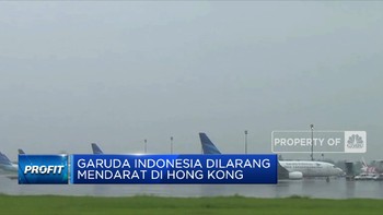 Garuda Indonesia Dilarang Mendarat di Hong Kong