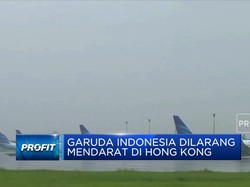 Garuda Indonesia Dilarang Mendarat di Hong Kong