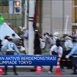 Ratusan Aktivis Berdemonstrasi Anti-Olimpiade Tokyo