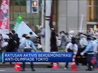 Ratusan Aktivis Berdemonstrasi Anti-Olimpiade Tokyo