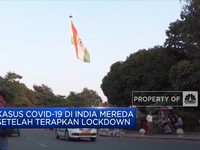 Kasus Covid-19 di India Mereda Setelah Terapkan Lockdown