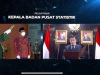 Gantikan Suhariyanto, Margo Yuwono Dilantik Jadi Kepala BPS