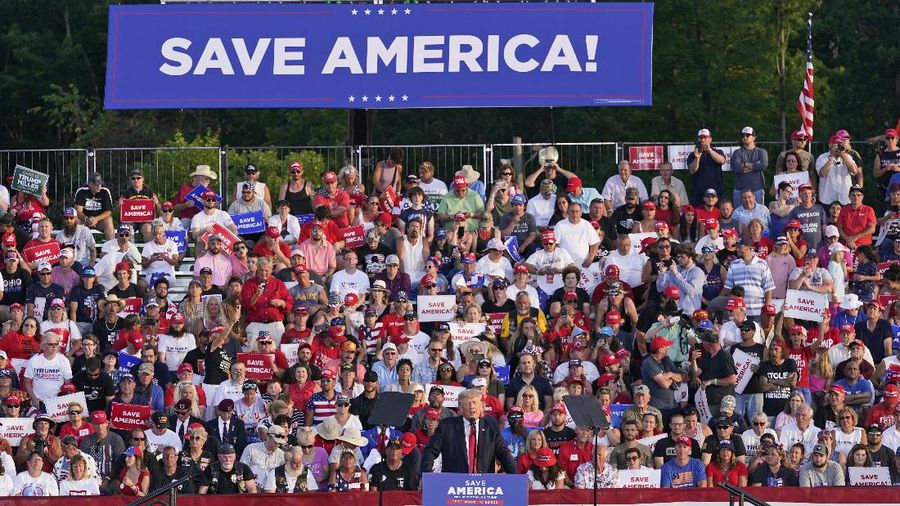 Former President Donald Trump throws 'Save America