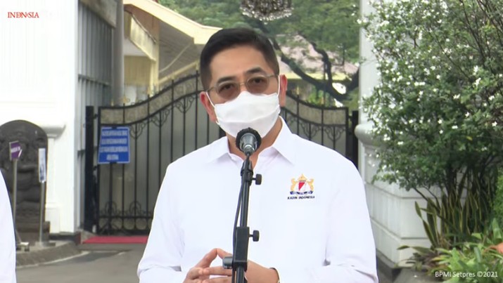 Arsjad Rasjid Arsjad Rasjid (Tangkapan Layar Youtube Sekretariat Presiden)