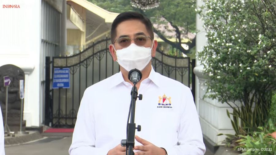 Arsjad Rasjid (Tangkapan Layar Youtube Sekretariat Presiden)