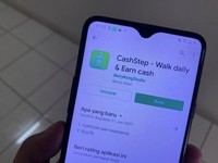 Wah, Bisa Dapat Uang dengan Jalan Kaki Pakai CashStep