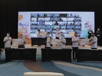 Secara Virtual, 750 BNI Agen46 Akad Massal KUR BNI
