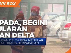 Waspada! Varian Delta Bisa Menular Saat Orang Berpapasan