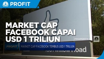Kapitalisasi Pasar Facebook Tembus USD 1 Triliun