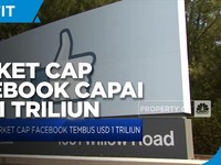 Kapitalisasi Pasar Facebook Tembus USD 1 Triliun