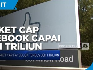 Kapitalisasi Pasar Facebook Tembus USD 1 Triliun