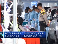 PPKM Mikro Diperketat, Polri Siapkan 316 Titik Penyekatan