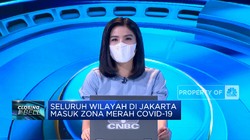 Seluruh Wilayah di Jakarta  Masuk Zona Merah Covid-19