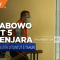Edhy Prabowo, Koruptor Lobster Dituntut 5 Tahun Penjara