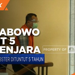 Edhy Prabowo, Koruptor Lobster Dituntut 5 Tahun Penjara