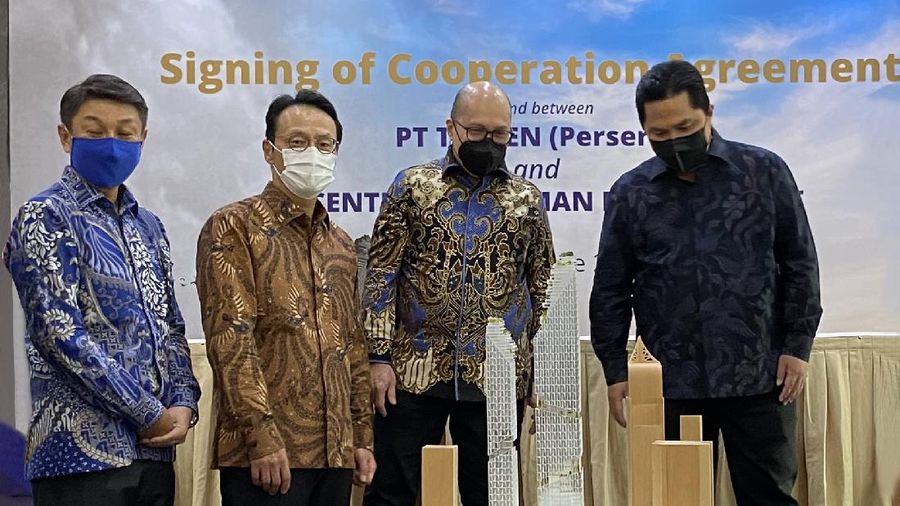 Erick Thohir Sambut Baik Kerjasama Taspen dan Mitsubishi Estate Co.