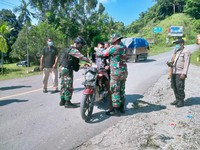 Satgas Yonif 512/QY Tekan penyebaran Covid-19 di Batas Papua