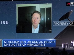 Starlink Butuh USD 30 Miliar Untuk Tetap Mengorbit