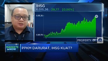 Ada Sentimen PPKM Darurat, IHSG Diproyeksi Menguat Terbatas