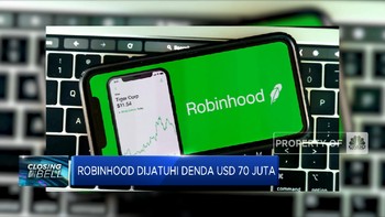Robinhood Dijatuhi Denda USD 70 Juta